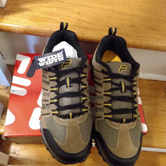 Fila Shoes Fila Travail 2 Mens Trail Running Shoes Wide Sizes